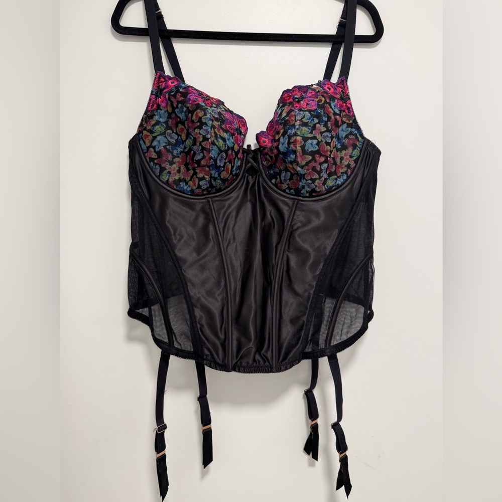 Savage X Fenty Butterfly Lace Bustier (New With Tags)